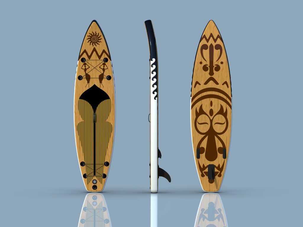 Inflatable stand up paddle board