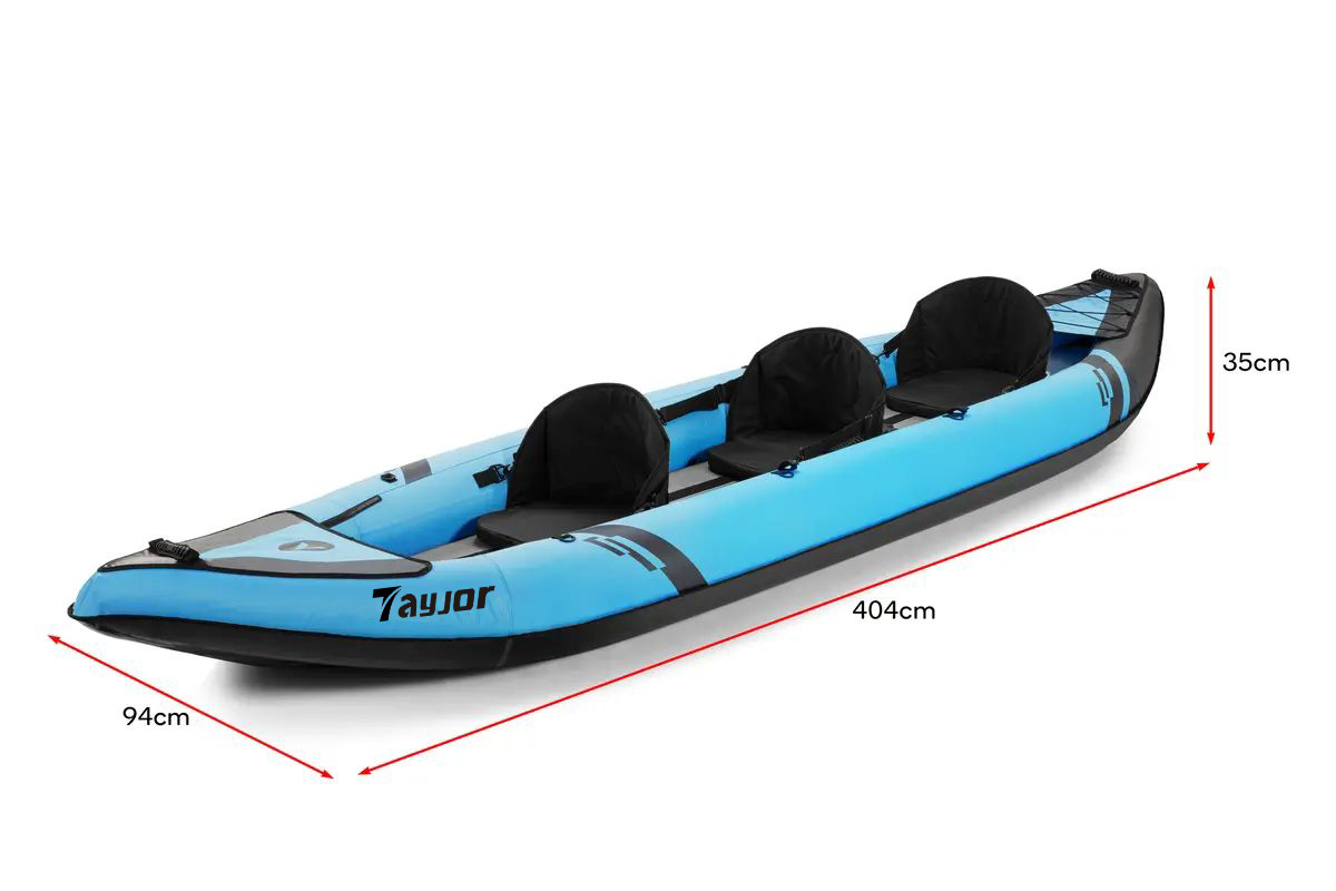 3 persons inflatable kayak