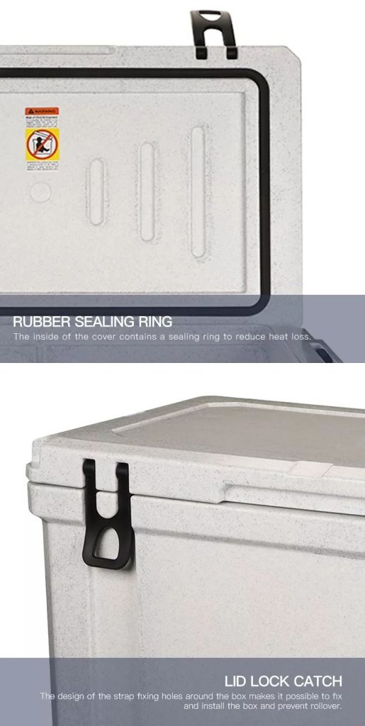 Customized Fiberglass Commercial Fishing Ice Cooler Box - China