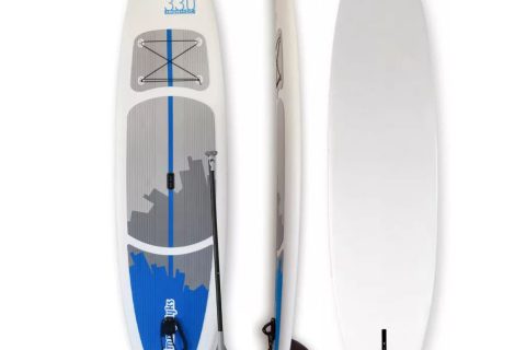 Hard stand up paddle board with foaming