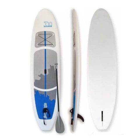 Hard stand up paddle board with foaming