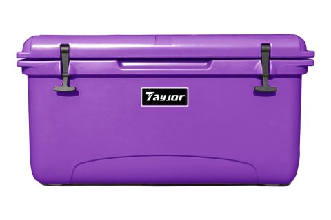 65L RH purple ice plastic cooler box