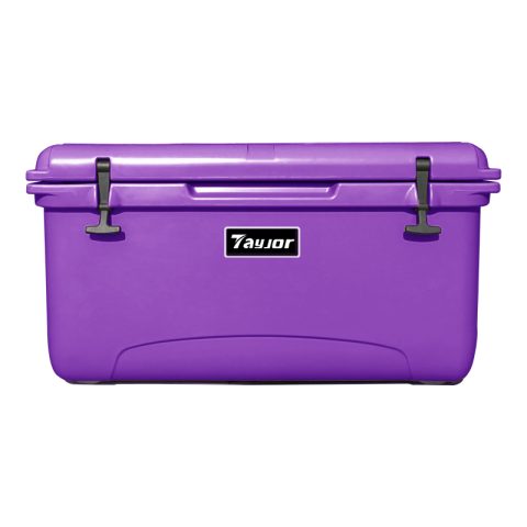 65L RH purple ice plastic cooler box