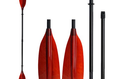 Adjustable Length 4-Piece Carbon Fiberglass Kayak Paddle