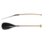 130cm 1 piece Wooden shaft canoe paddle