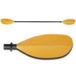 2 Pieces PP blade and Aluminum shaft kayak paddle