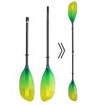 2 pieces Adjustable Detachable paddle carbon shaft