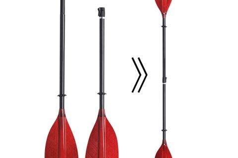 2 pieces Adjustable Detachable paddle carbon shaft