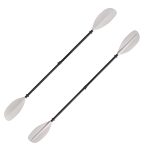 2 Pieces PP blade and Aluminum shaft kayak paddle