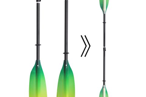 2-Pieces light Adjustable Kayak Paddle