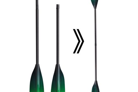 2-Pieces Pedal Kayak Adjustable Kayak Paddle