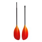 2 pieces Detachable kayak paddle carbon fiber shaft