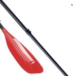 2 pieces light red transparent paddle carbon fiber shaft