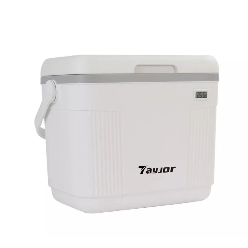 22L blow molded cooler box with thermometer