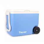 45L Foaming Plastic Cooler Box With Wheel