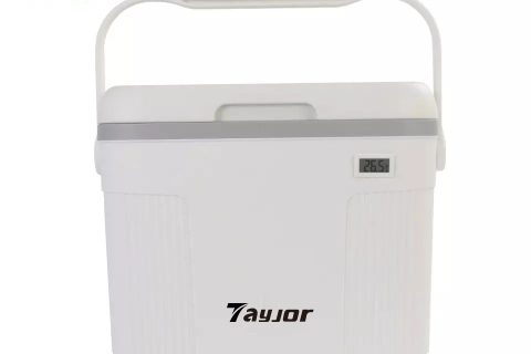 22L blow molded cooler box with thermometer