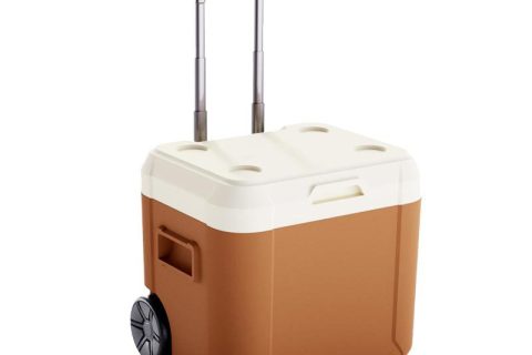 52L Plastic Ice Box With Wheel