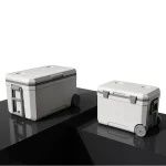 70L Blow Molding Ice Box With Wheel