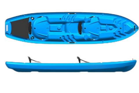 Blow Molding Double Seat Kayak For Sale