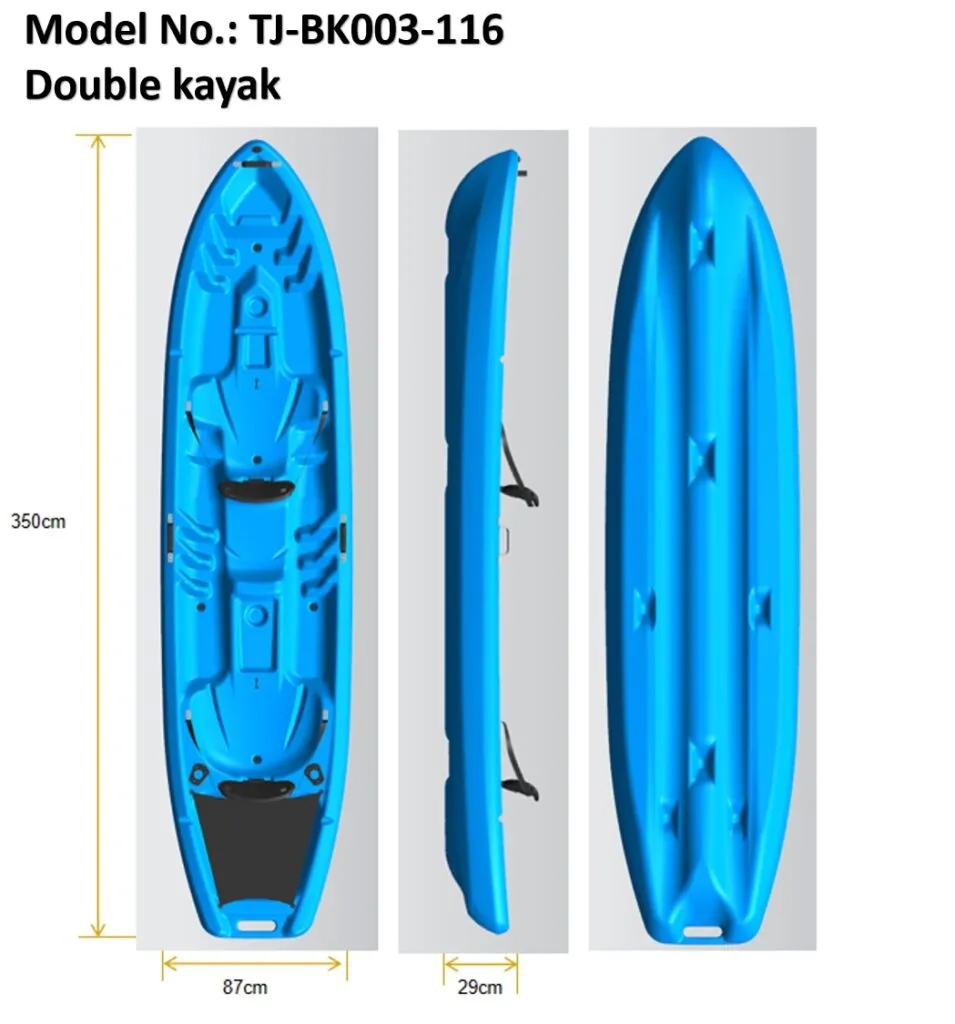 Blow Molding Double Seat Kayak